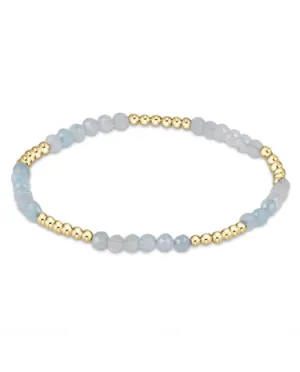 Enewton - Blissful Pattern 2.5 mm Bead Bracelet - Aquamarine