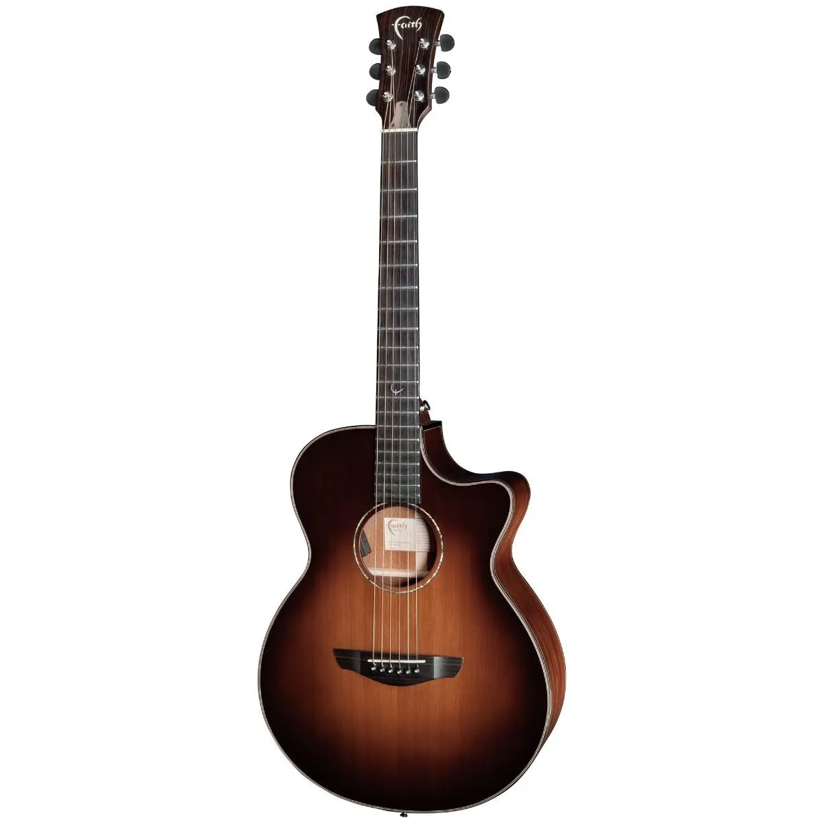 Faith Venus Classic Burst Electro Acoustic Guitar in Sunburst