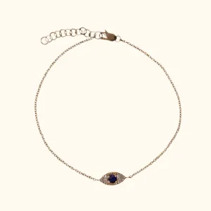 Felicia Evil Eye Sapphire Bracelet