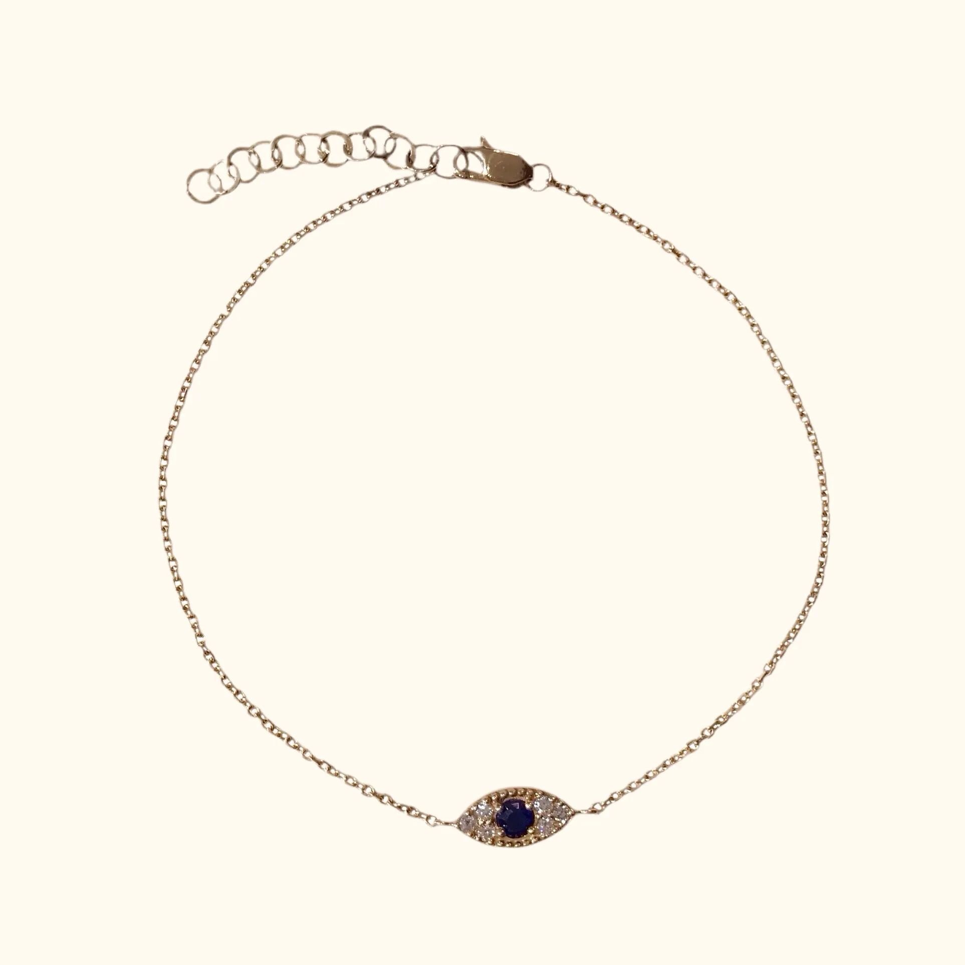 Felicia Evil Eye Sapphire Bracelet