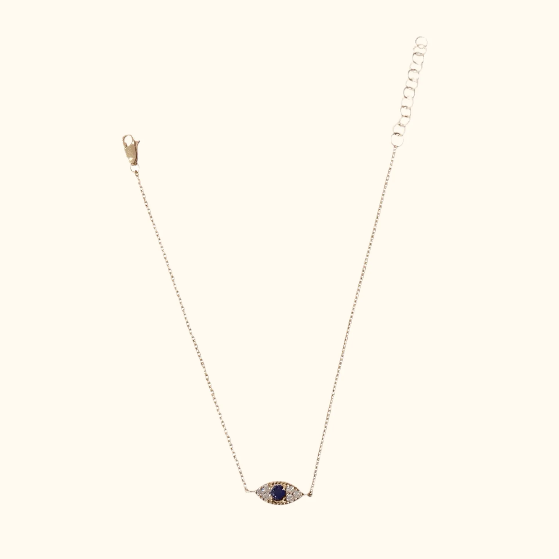 Felicia Evil Eye Sapphire Bracelet