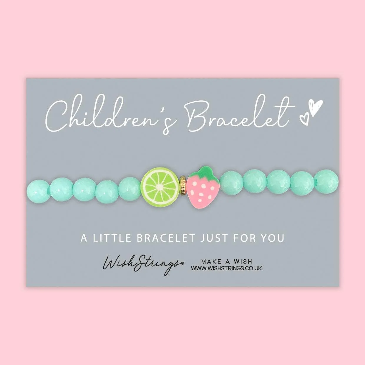 Fruit Charms - Children's Beaded Bracelet