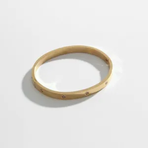 Gold Diamond Bangle