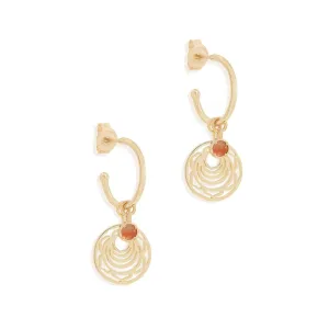 Gold I Honour Myself, Sacral Chakra Hoops