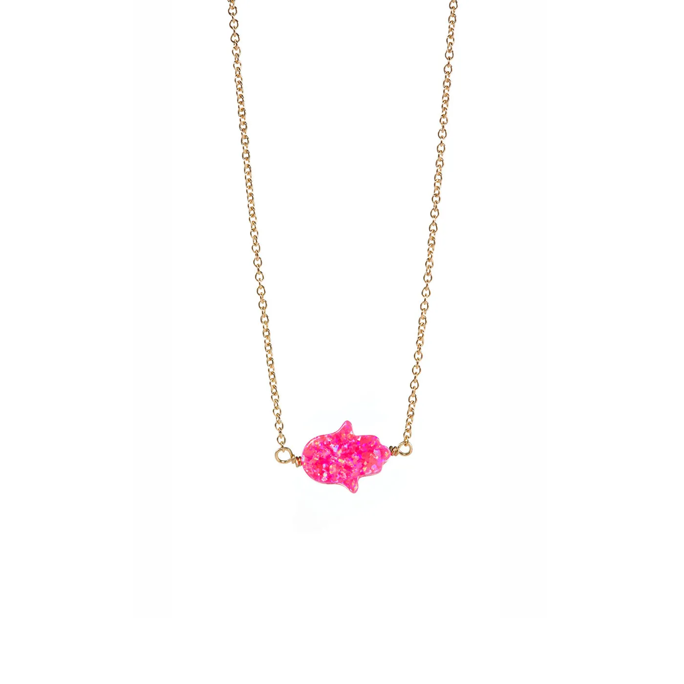 GOOD LUCK HAND CHOKER - LARGE PENDANT