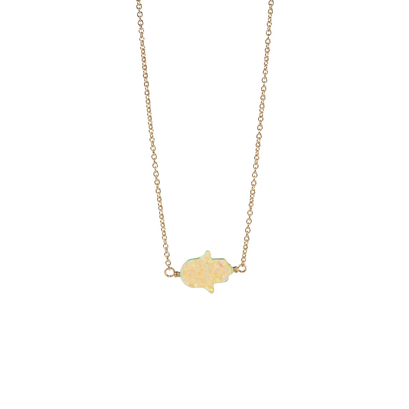 GOOD LUCK HAND CHOKER - LARGE PENDANT