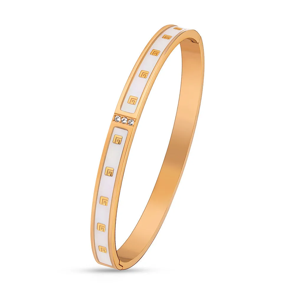 Grace Rose Gold Plated Bangle