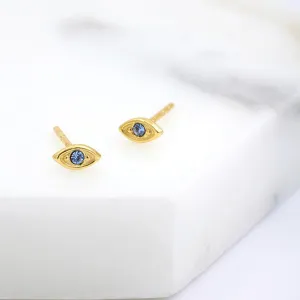 Grace Stud Earring | Sapphire