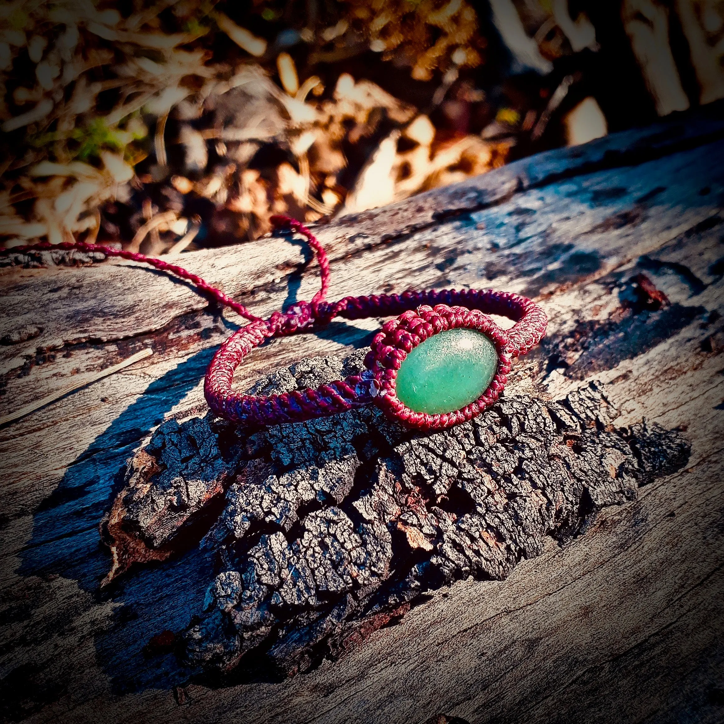 Green quartz bracelet