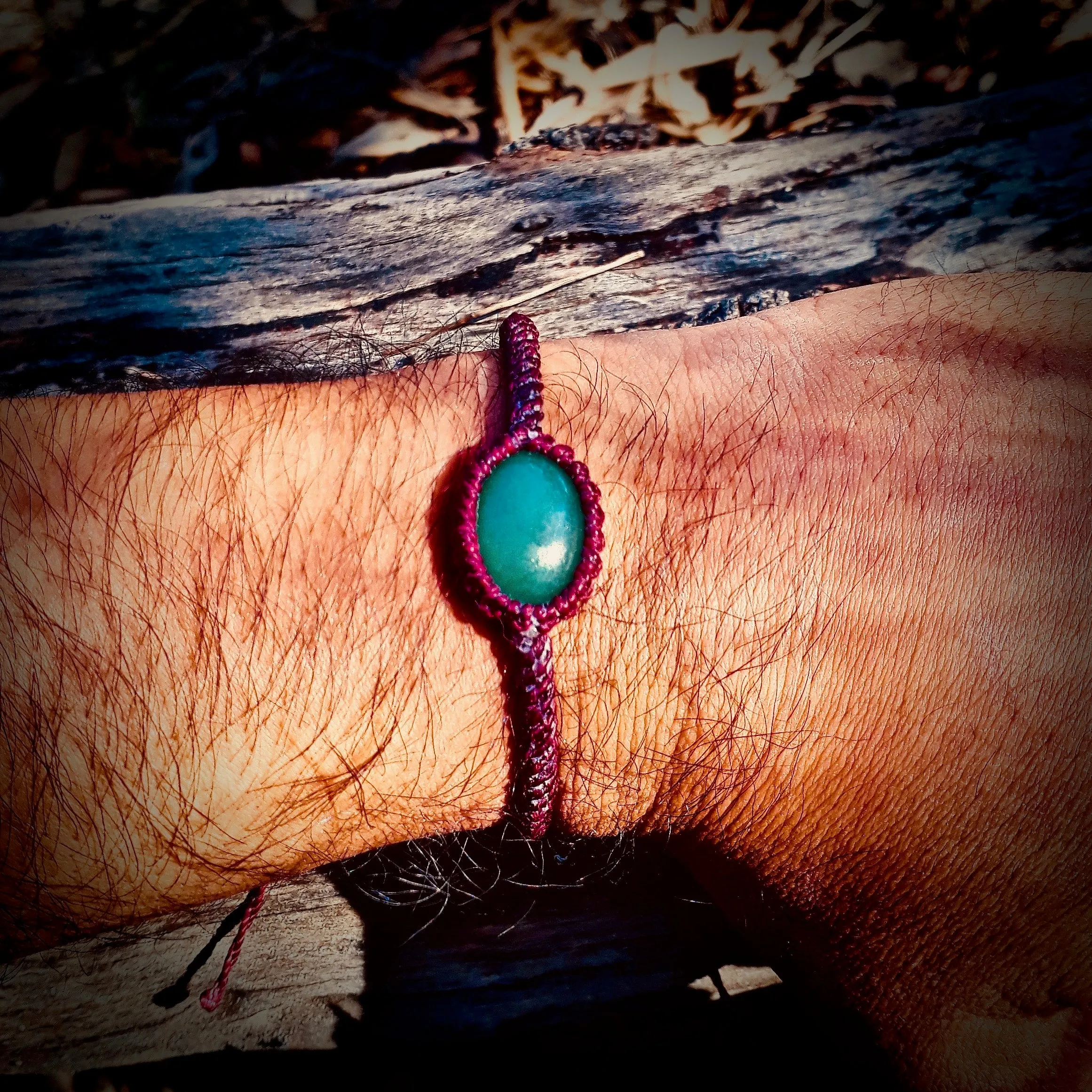 Green quartz bracelet