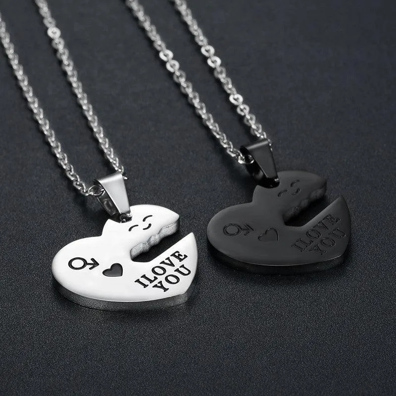Heart Key Pendant Necklace