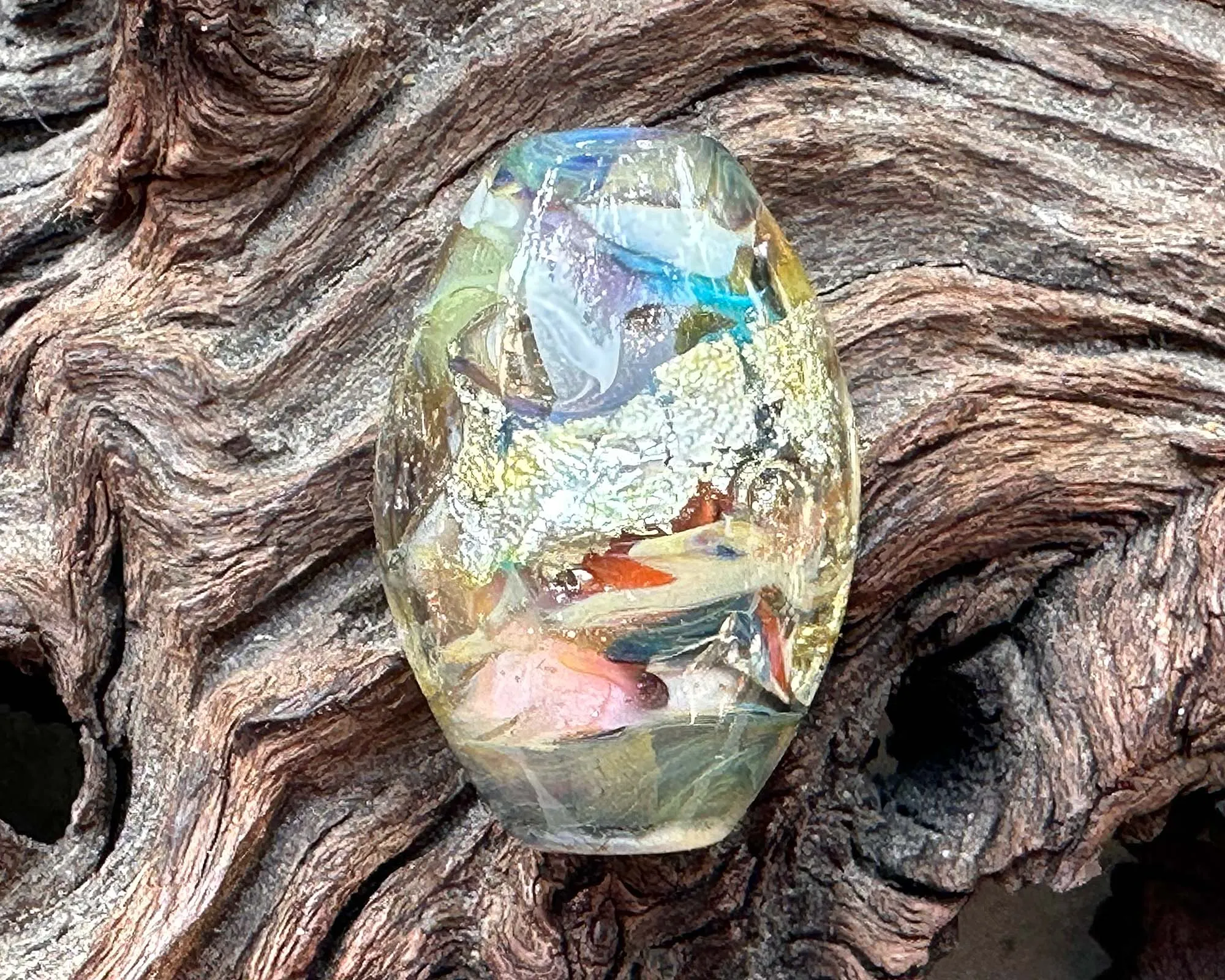 Heirloom Metals Organic Lampwork Focal Bead SRA