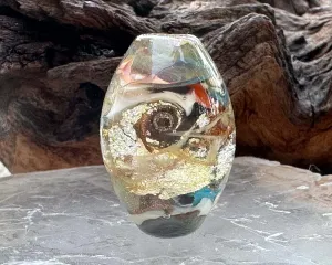 Heirloom Metals Organic Lampwork Focal Bead SRA