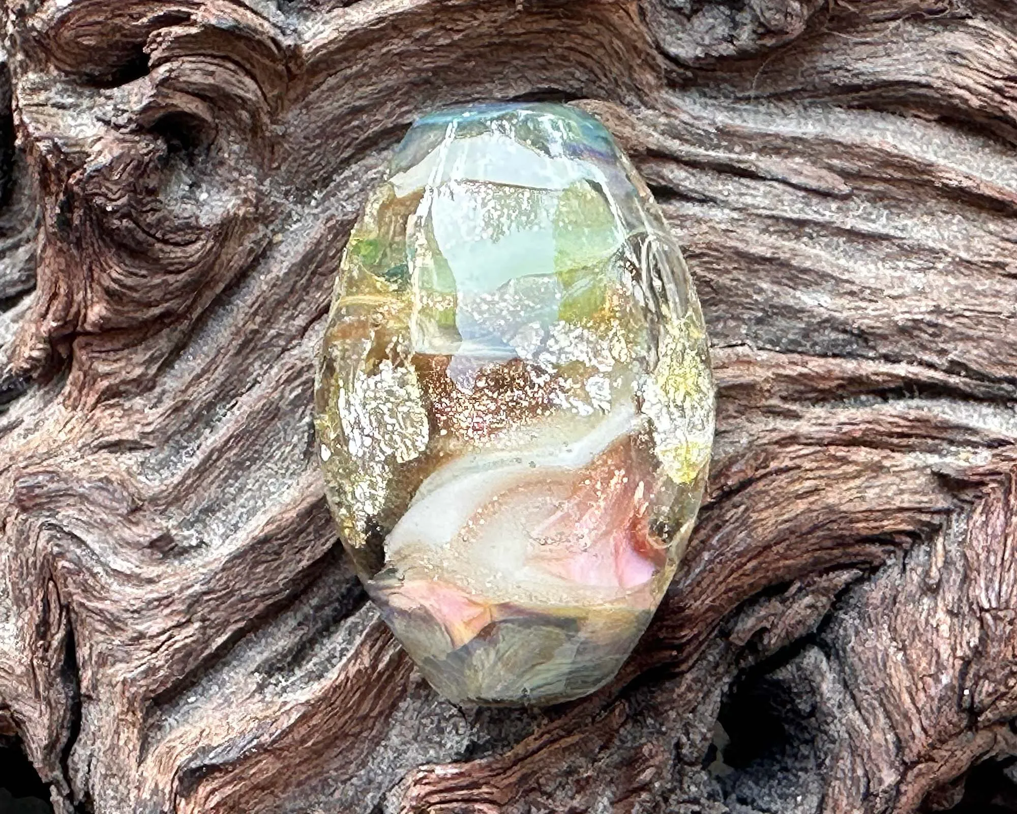 Heirloom Metals Organic Lampwork Focal Bead SRA