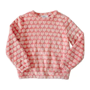 Hope Sweatshirt - Coral Heart Chenille