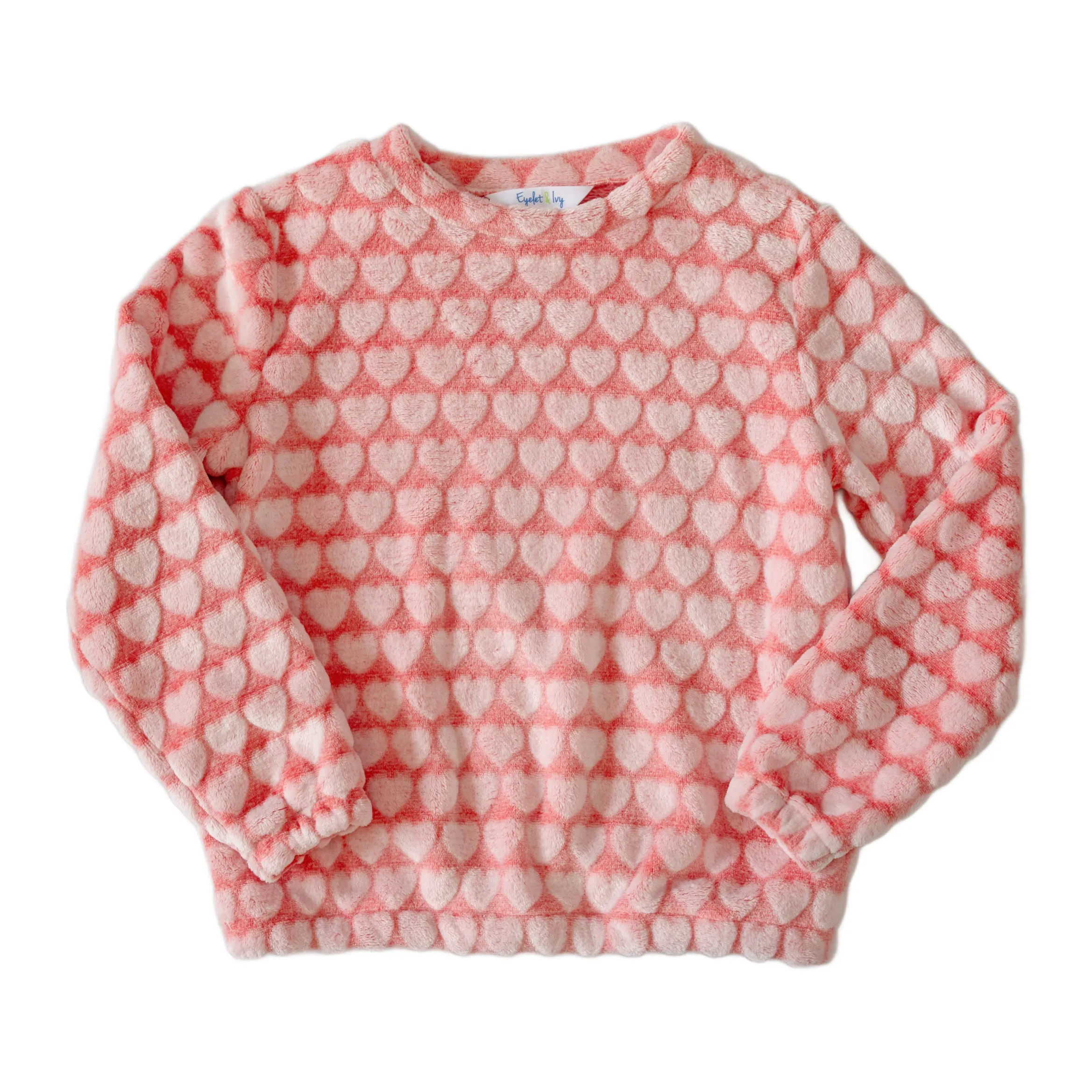 Hope Sweatshirt - Coral Heart Chenille