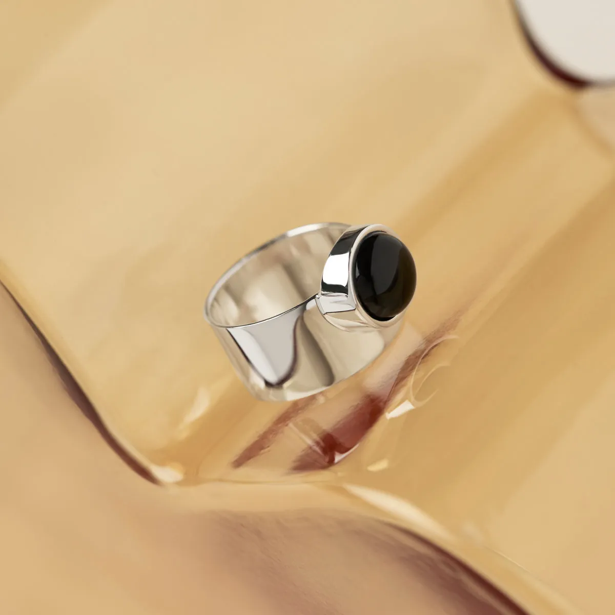 Husk Onyx Ring