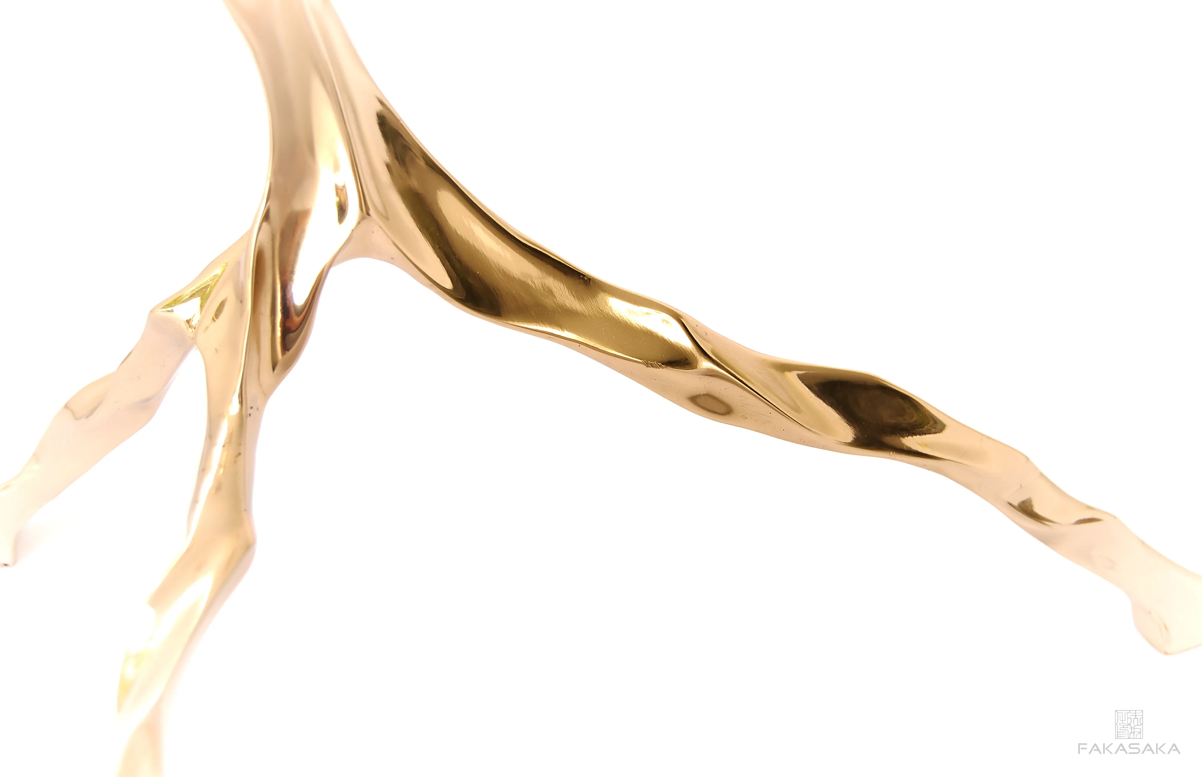 JANIS DRINK TABLE<br><br>ONYX<br>POLISHED BRONZE