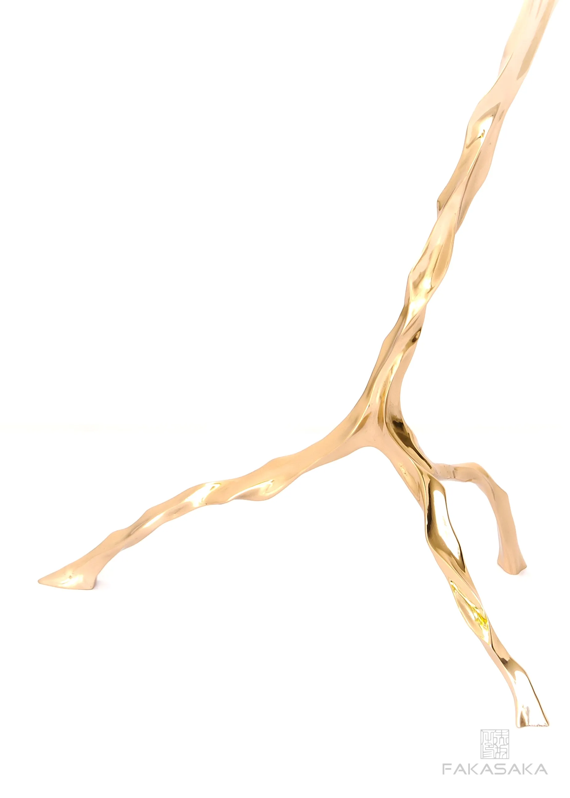 JANIS DRINK TABLE<br><br>ONYX<br>POLISHED BRONZE