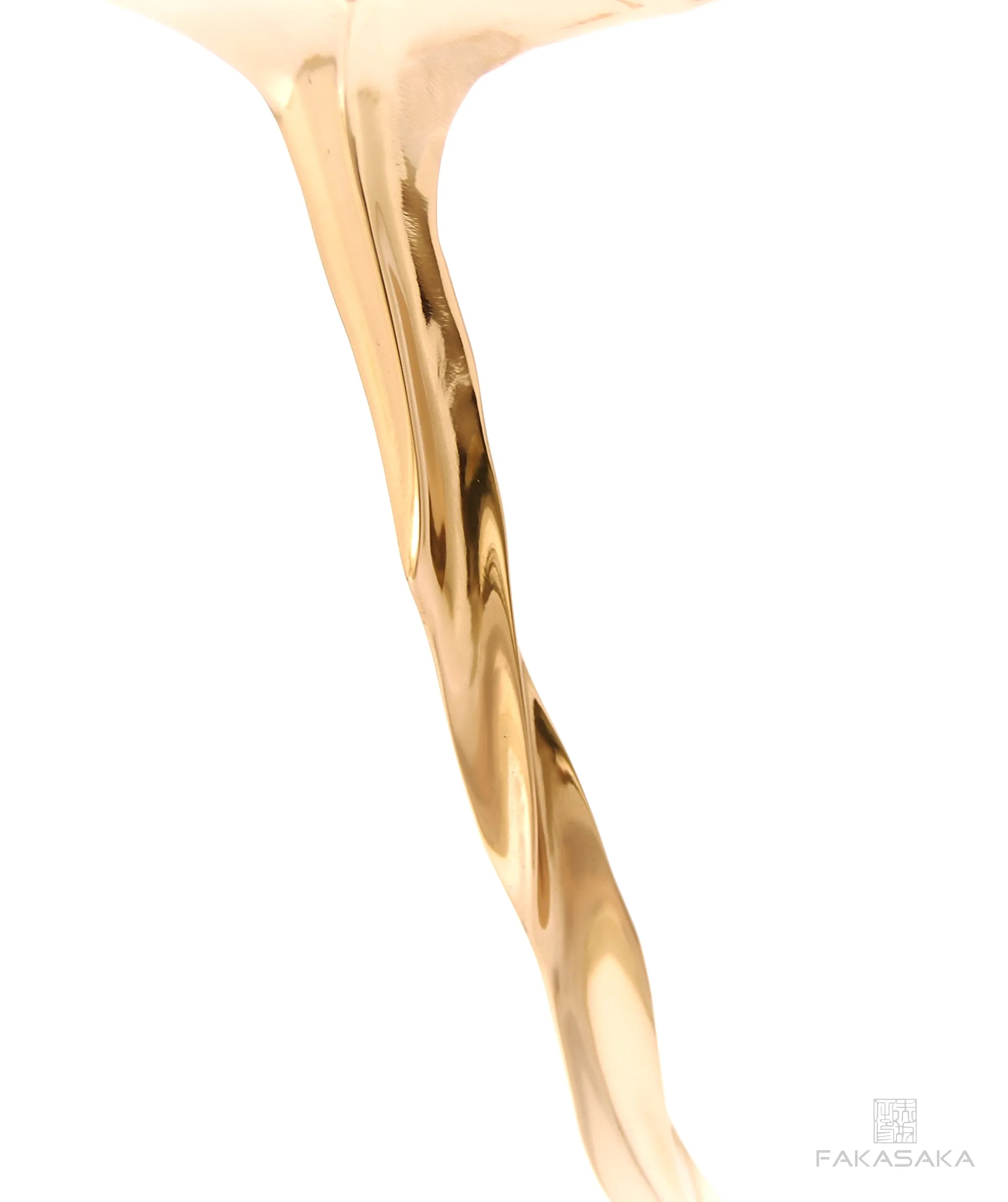 JANIS DRINK TABLE<br><br>ONYX<br>POLISHED BRONZE