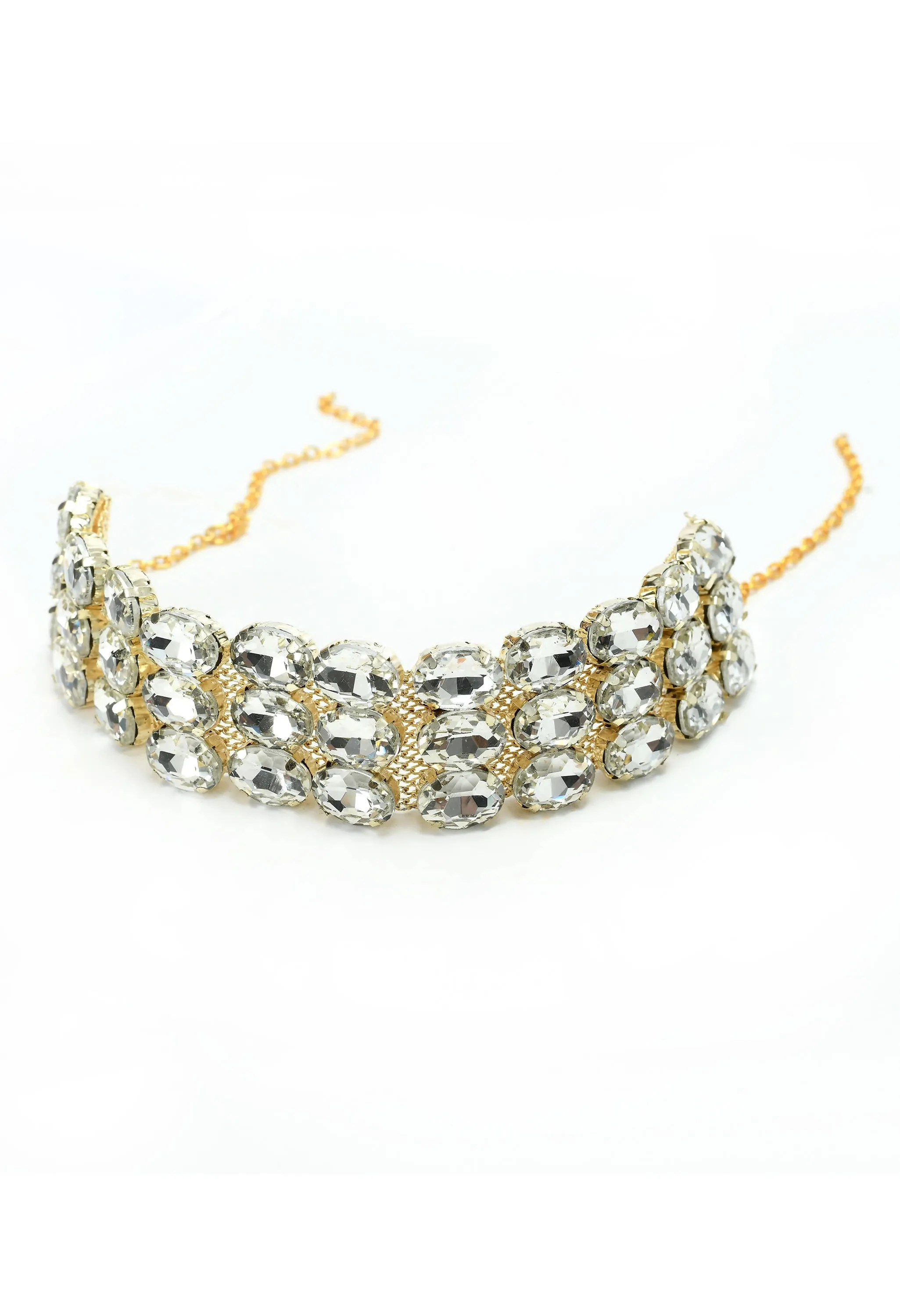 Johar Kamal Designer Choker Set Earrings, Bracelet and Ring Jkms_169