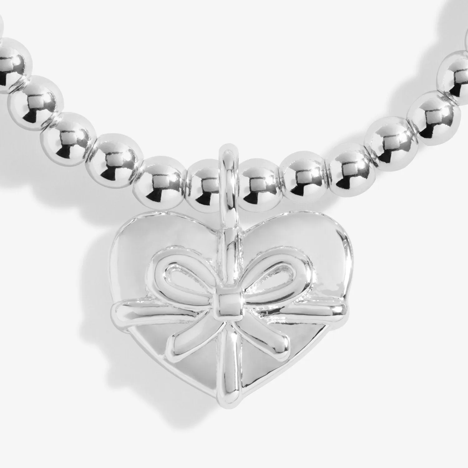 Joma Jewellery Silver Plated Christmas Cracker 'Happy Christmas' Children's Bracelet