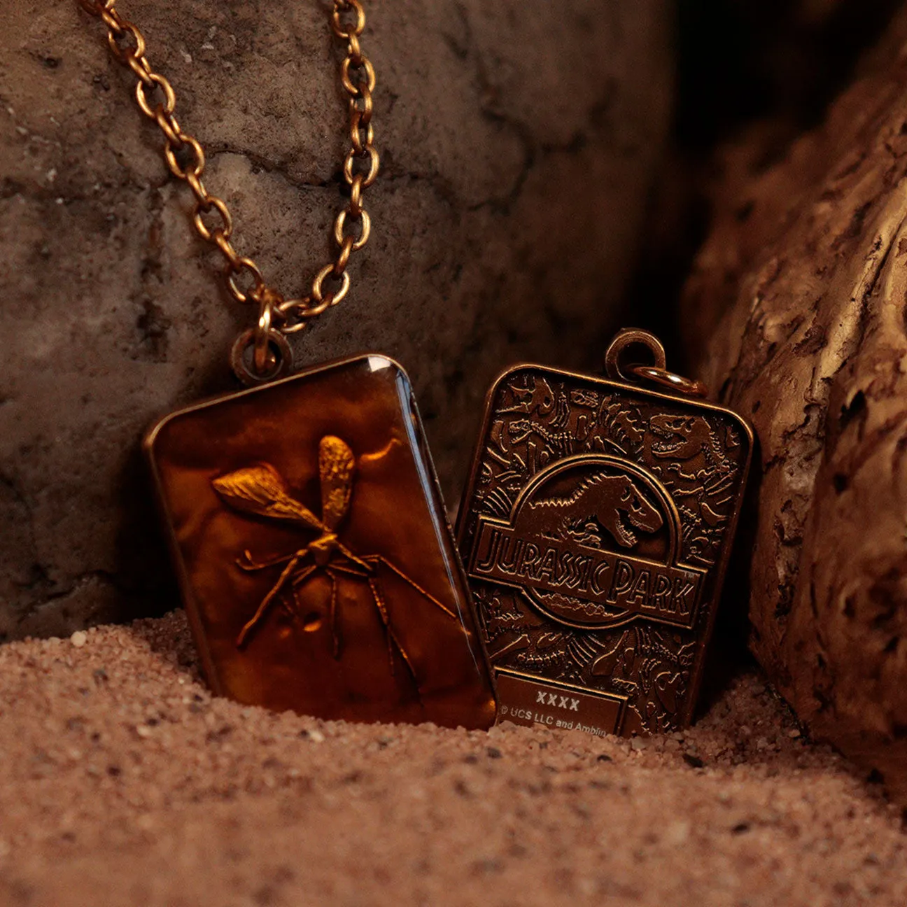 Jurassic Park Limited Edition Unisex Amber Necklace
