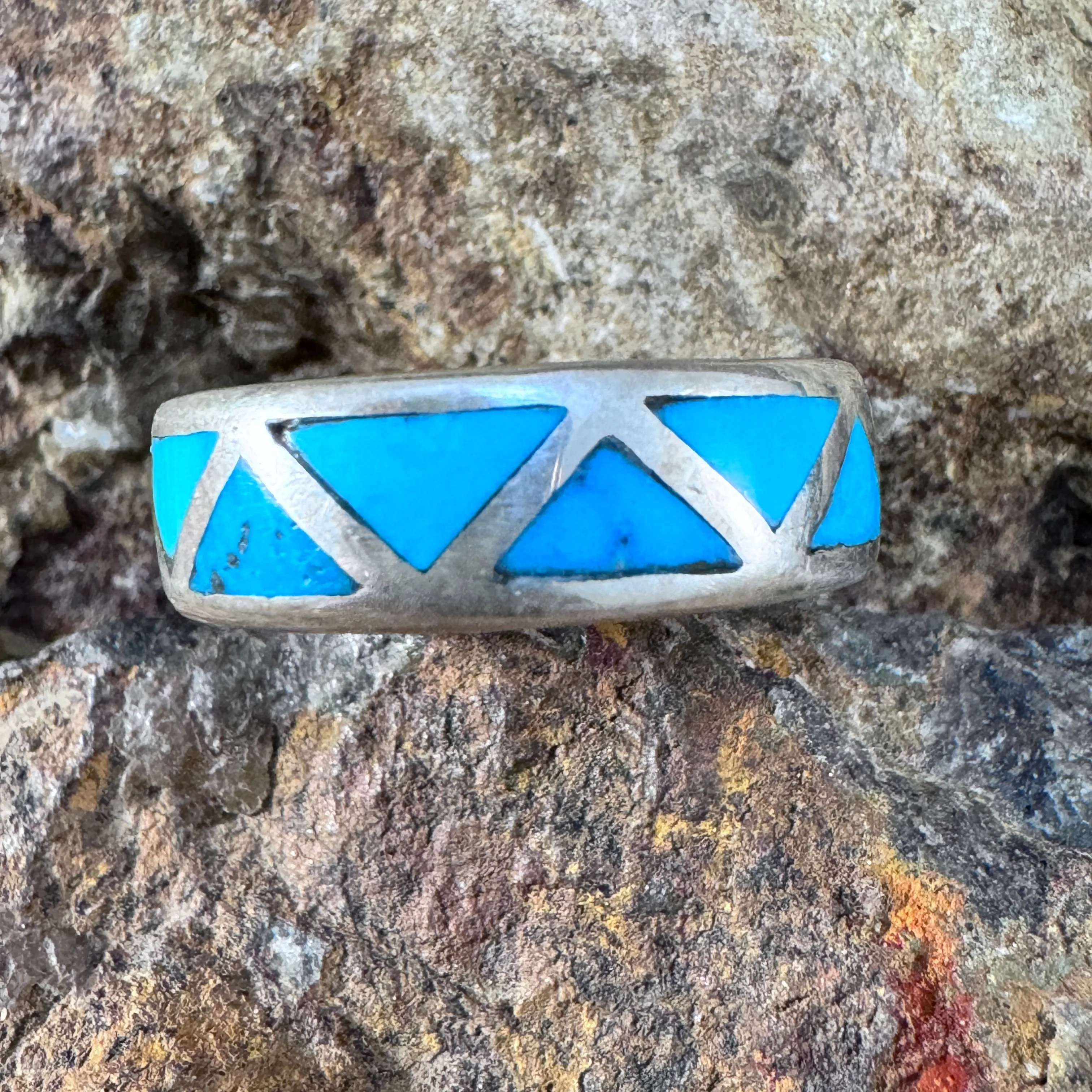 Kingman Turquoise Ring  - Size 10.5
