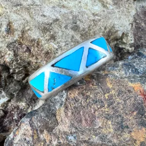 Kingman Turquoise Ring  - Size 10.5