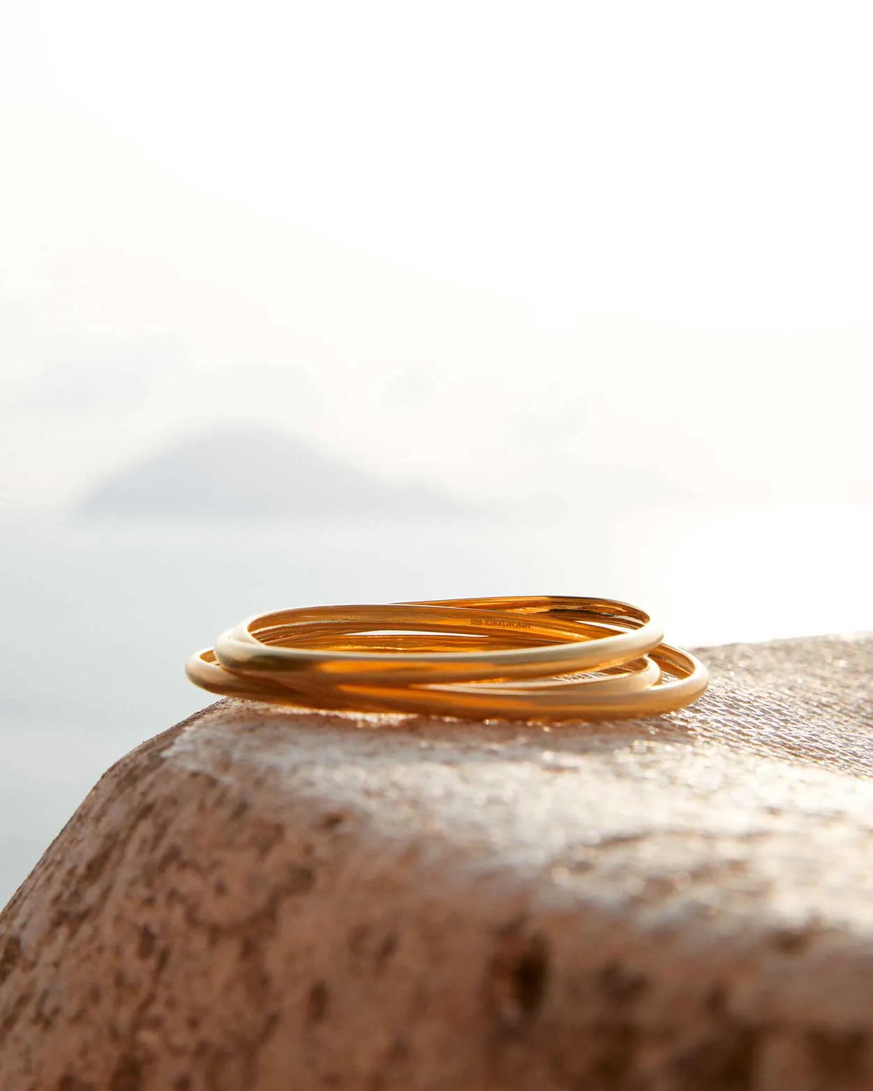 Kirstin Ash Era Bangle, Gold