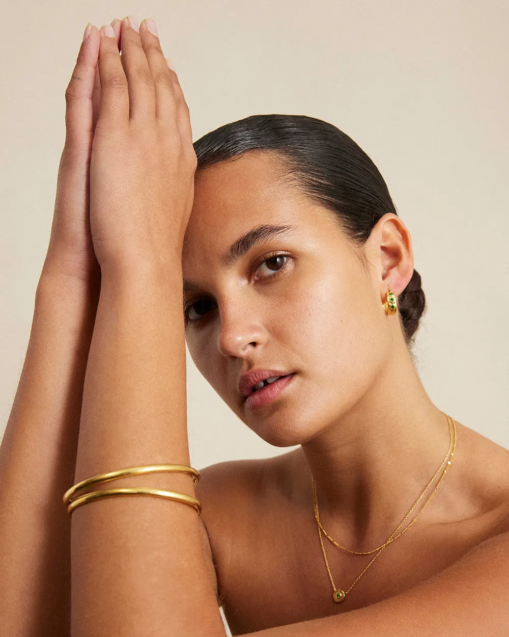 Kirstin Ash Era Bangle, Gold