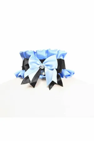 Kitten Collection Blue/Black Choker
