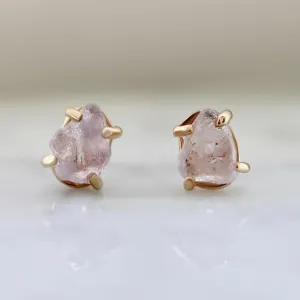 Lara Natural Purple Sapphire Earrings