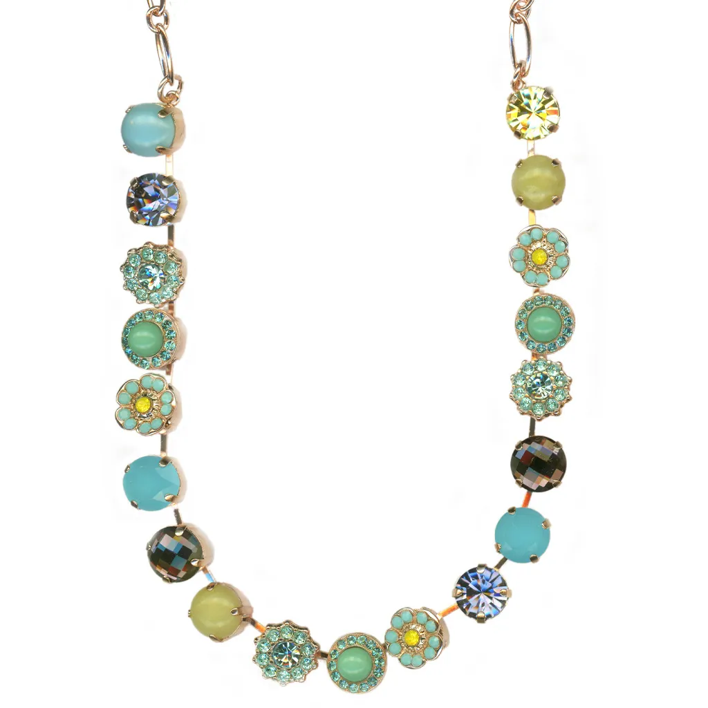 Large Rosette Necklace in "Vineyard Veranda" *Custom*