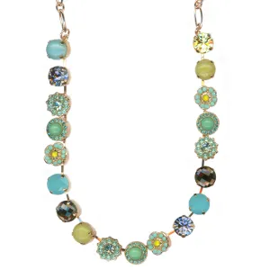 Large Rosette Necklace in "Vineyard Veranda" *Custom*