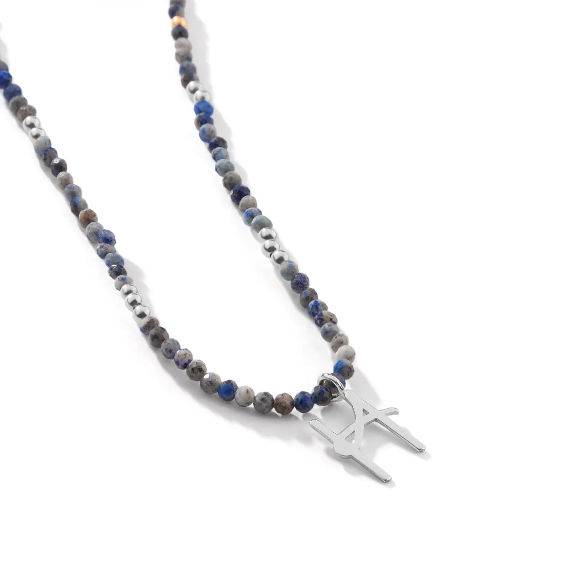 Letter "H" Stone Necklace