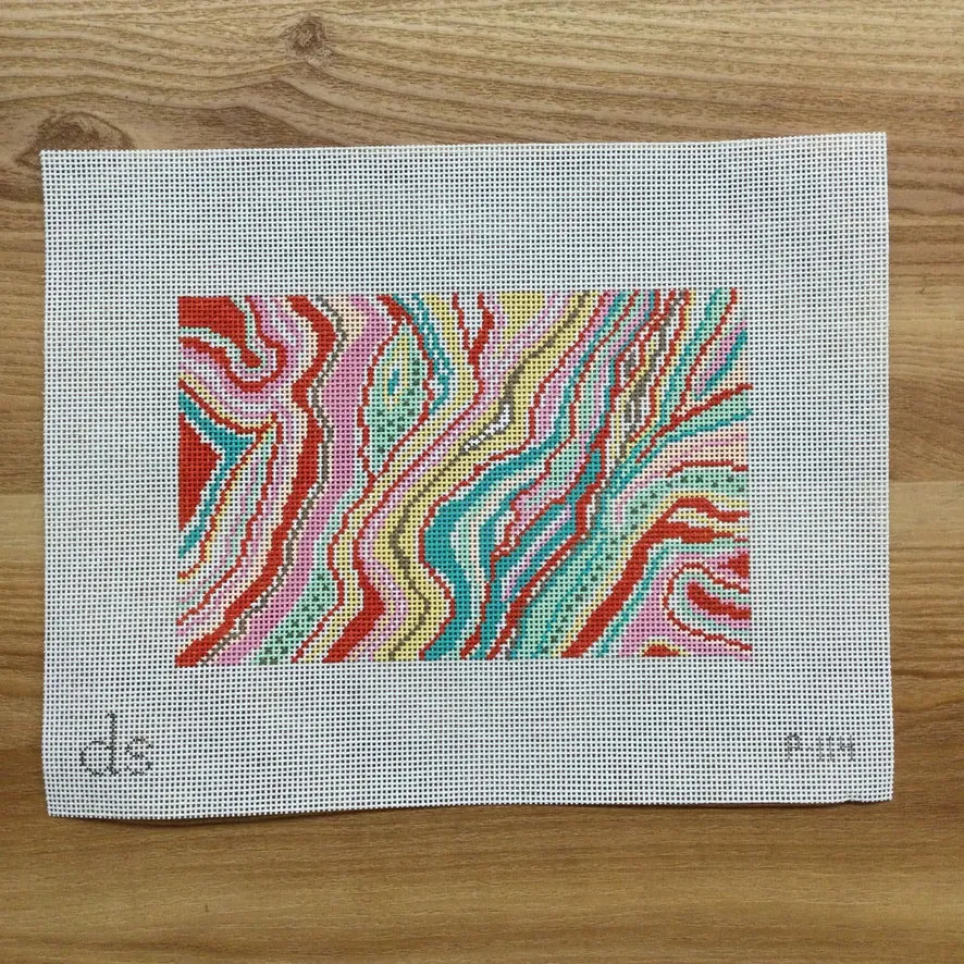 Living Coral Clutch Canvas
