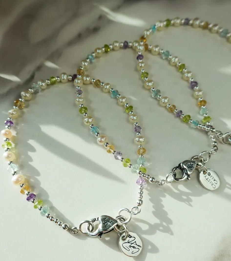 Mardi Gras Mambo Gemstone & Pearl Signature Bracelet