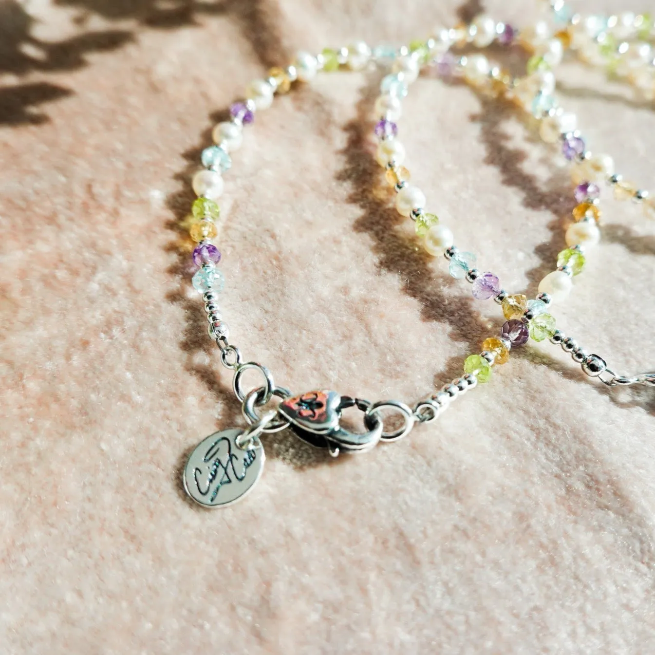 Mardi Gras Mambo Gemstone & Pearl Signature Bracelet