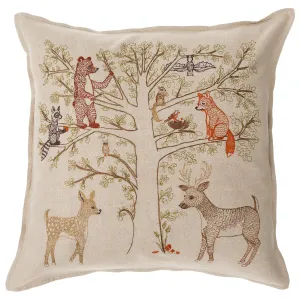 Medium Throw Pillow (Woodland Living Tree)