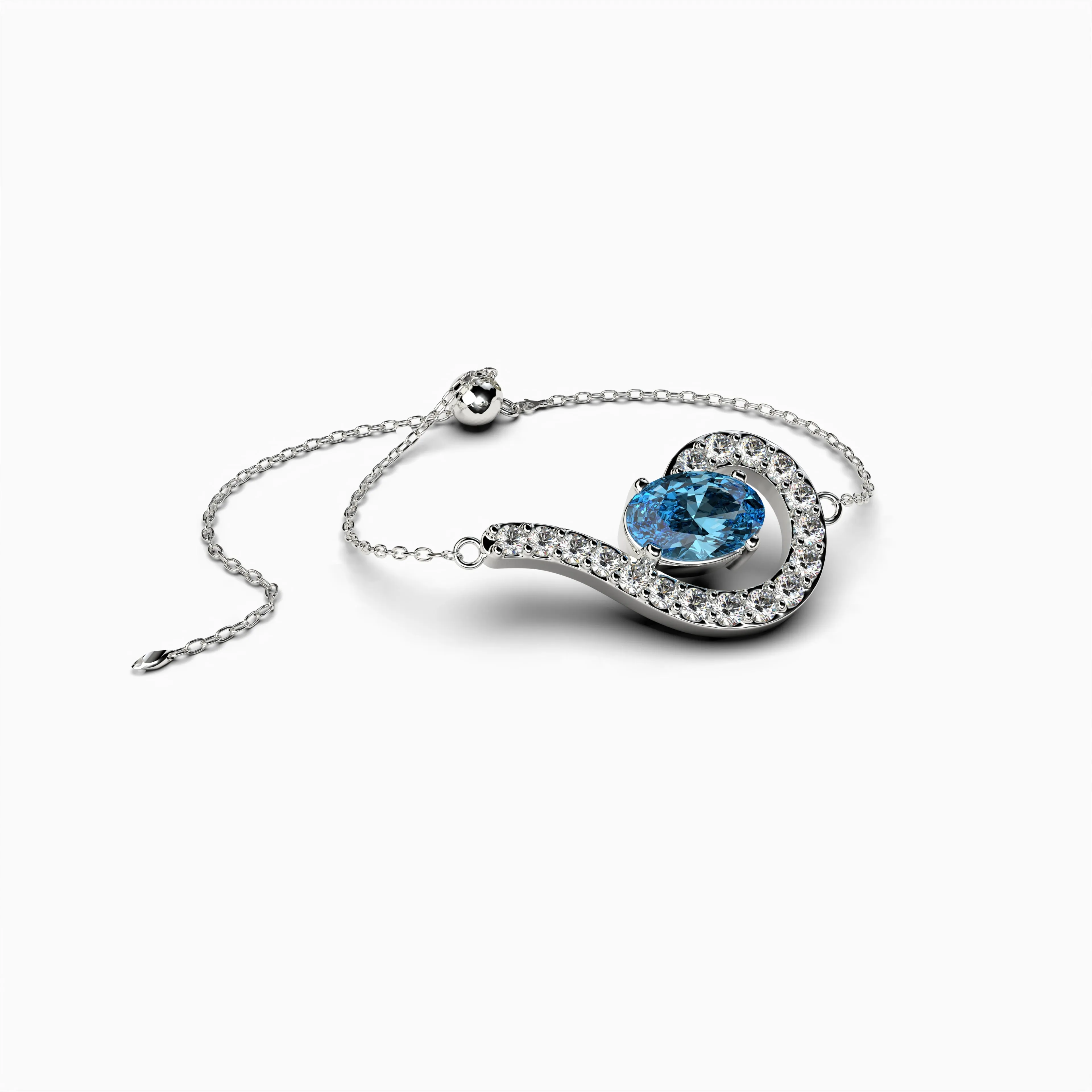 Natural Aquamarine Bracelet - Emery