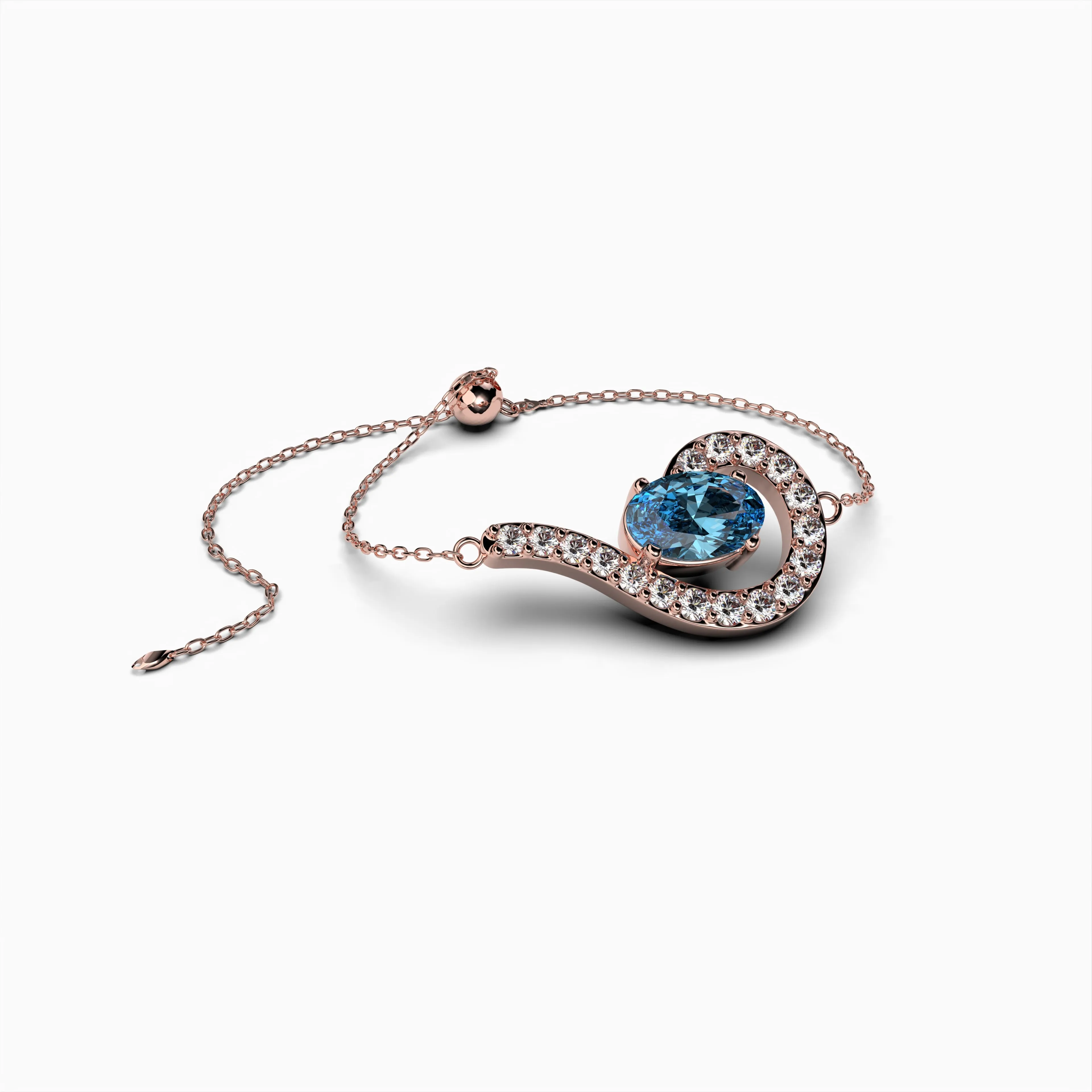 Natural Aquamarine Bracelet - Emery