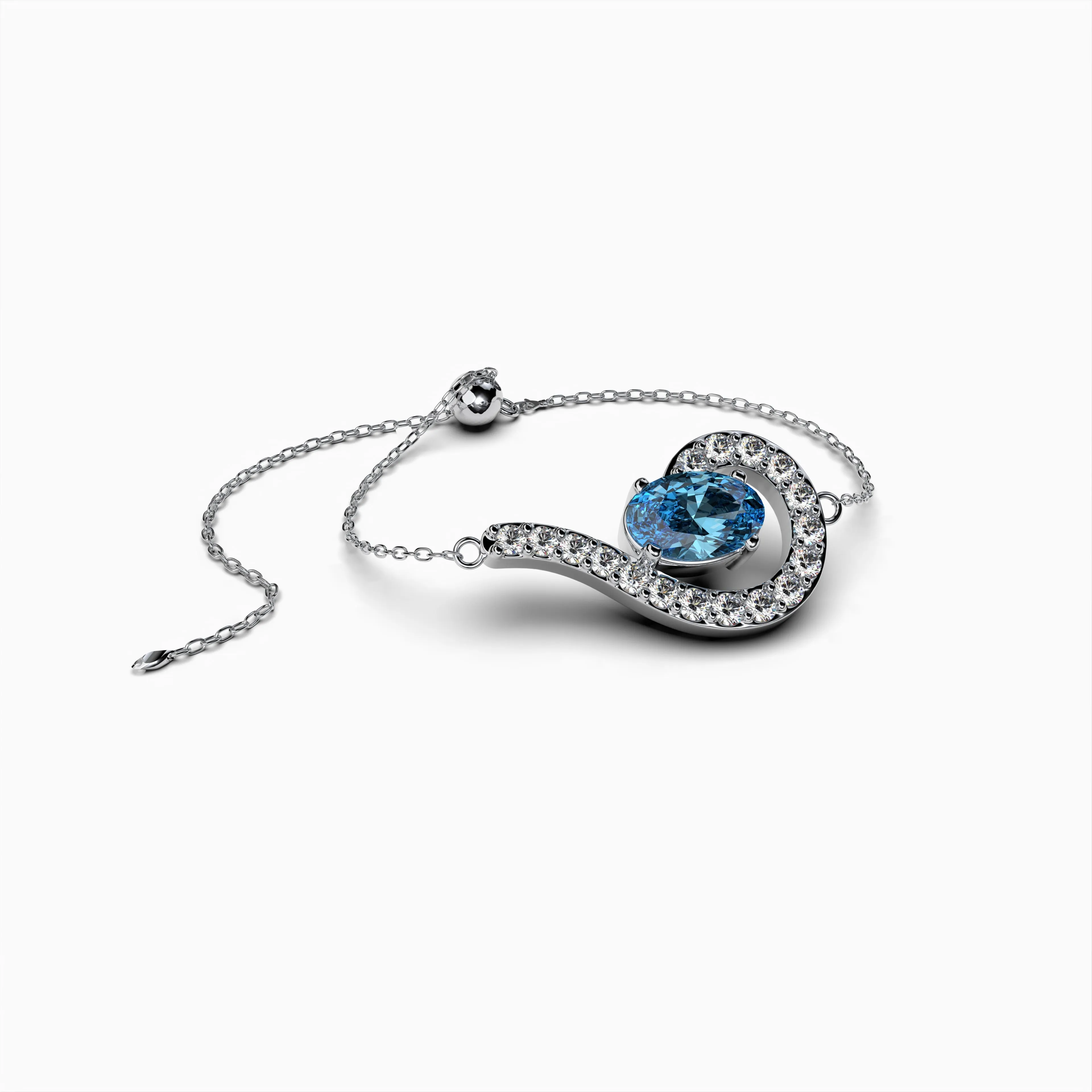 Natural Aquamarine Bracelet - Emery