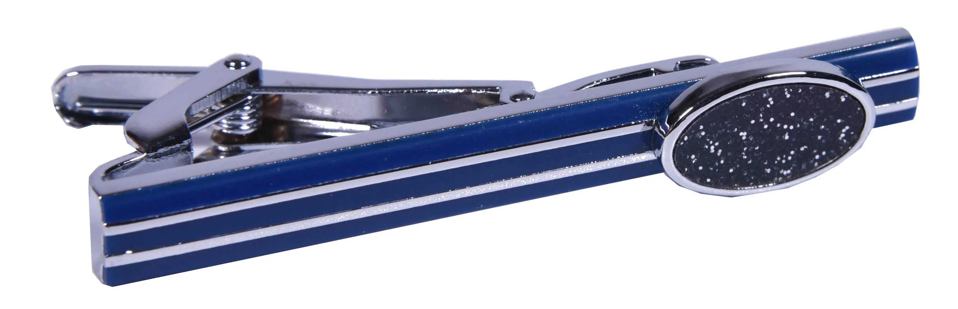 Navy Stardust Tie Clip