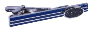 Navy Stardust Tie Clip