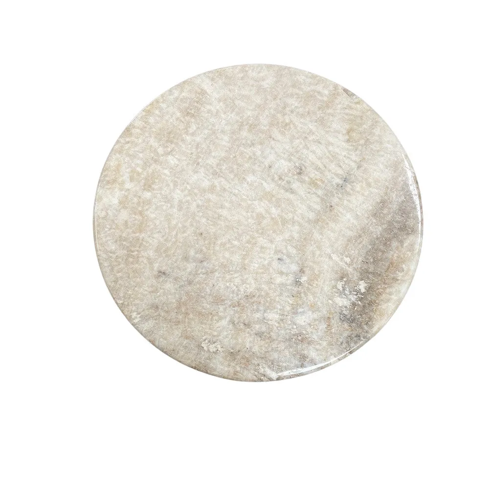 Onyx Side Table With Ball Feet