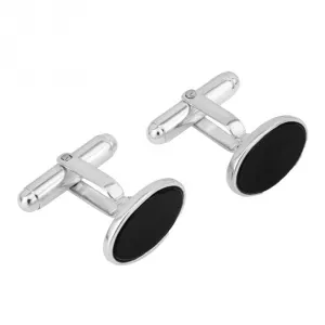 Oval Onyx Cufflinks V540B
