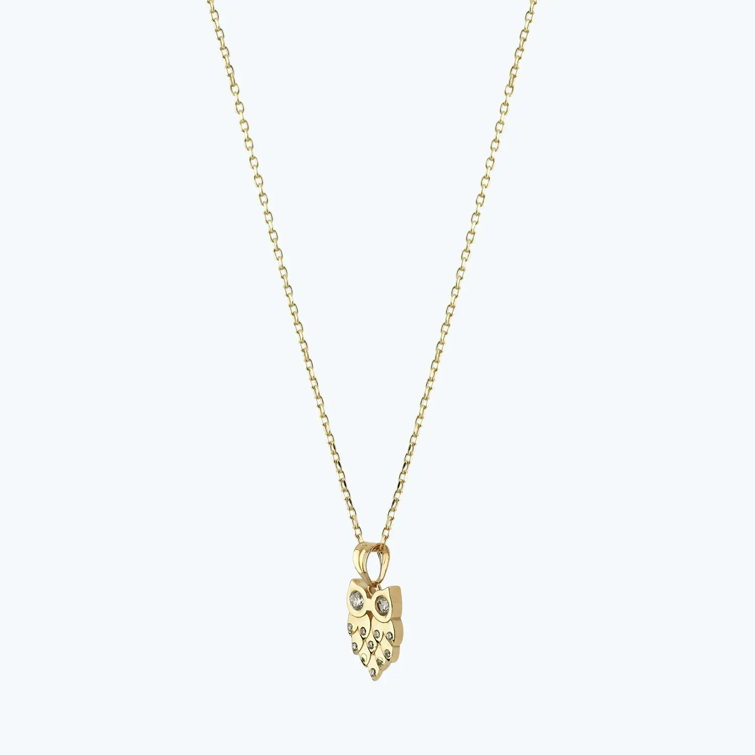 Owl Gold Necklace
