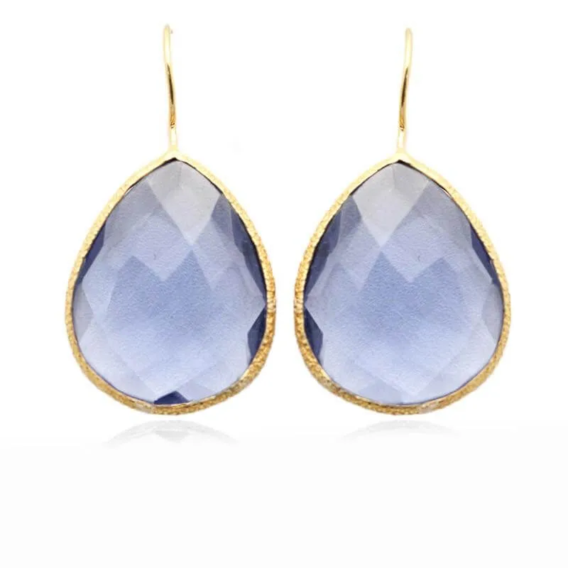 Sapphire Hydroquartz Dream Earrings