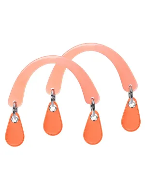 Short plexiglass handle coral